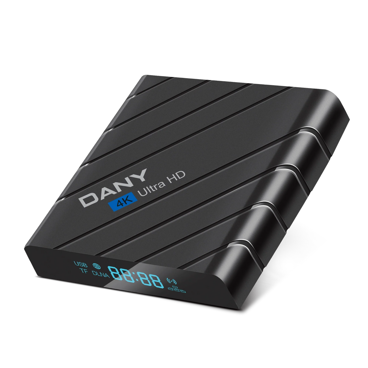 Dany Amaze AX-500 4K Ultra HD Android TV Box – Netflix Supported & Pre-Installed, 4GB RAM, Android 15, 5G WiFi, Bluetooth, Google TV Smart Streaming Device (Pakistan)