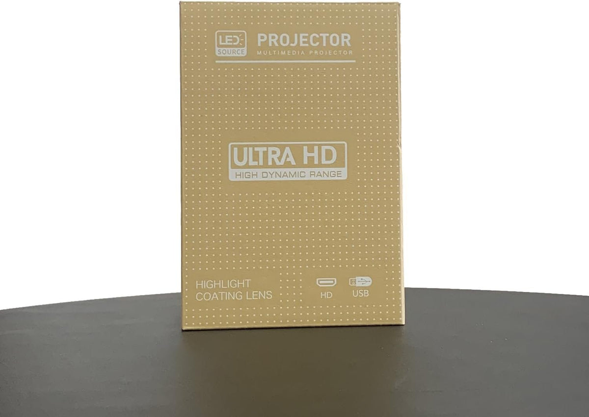 Mini Portable Projector 4K 1080P Full HD Support Android & Netflix – WiFi 6, BT 5.2, 180° Rotation, Small Home Theater Projector with Auto Keystone Correction HDMI/TV Stick/USB/PS5