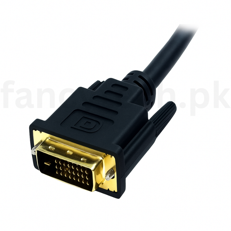 SpeedX 1.8M DisplayPort Male to DVI Male Cable – 1080p Full HD, Gold-Plated Conversion Adapter for Gaming, PC, Monitor, TV, Projector
