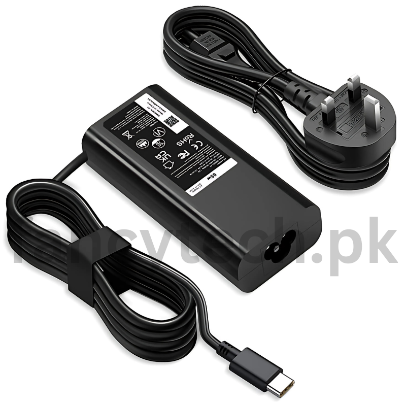 Dell 65W USB-C Laptop Charger – Type-C Power Adapter for XPS, Inspiron, Latitude & More