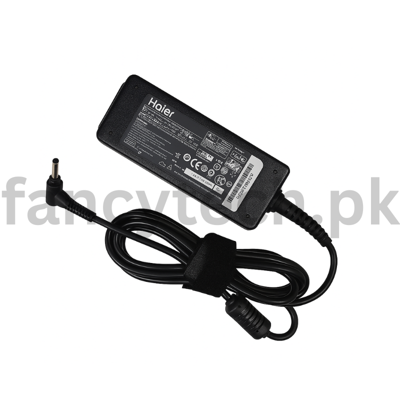 Haier 65W Laptop Charger – Slim Pin Fast Power Adapter for Haier Y11B, Y11C, and Other Laptops Models