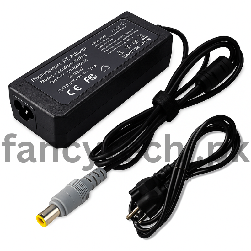 Lenovo 90W Power Adapter – 7.9×5.5mm DC Tip – Compatible with Lenovo Laptops