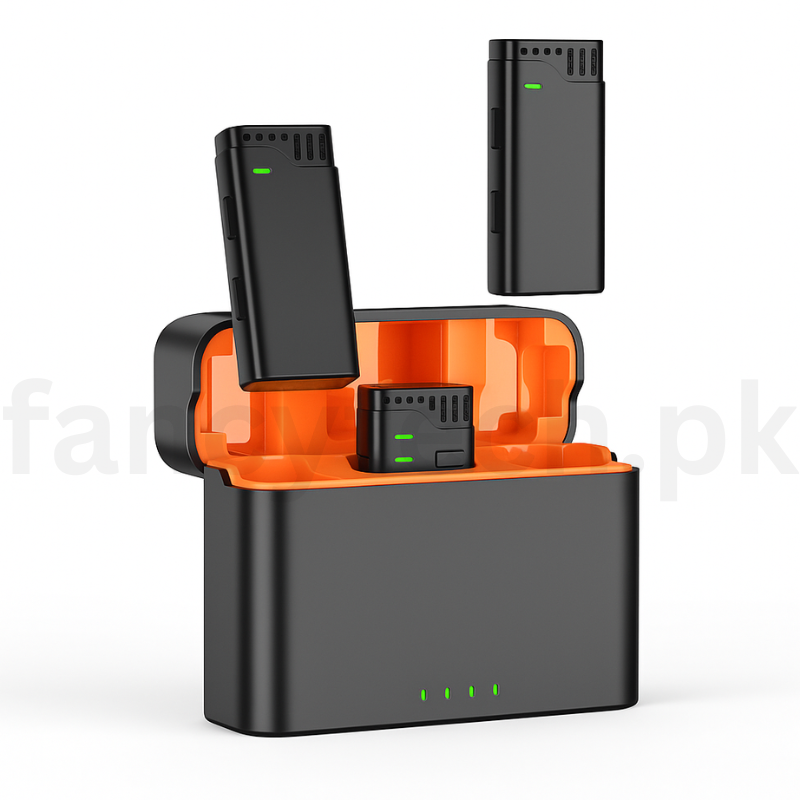 Jmary MW-16 2.4G Wireless Mic, 20m Range, Noise Cancelling, Rechargeable Case