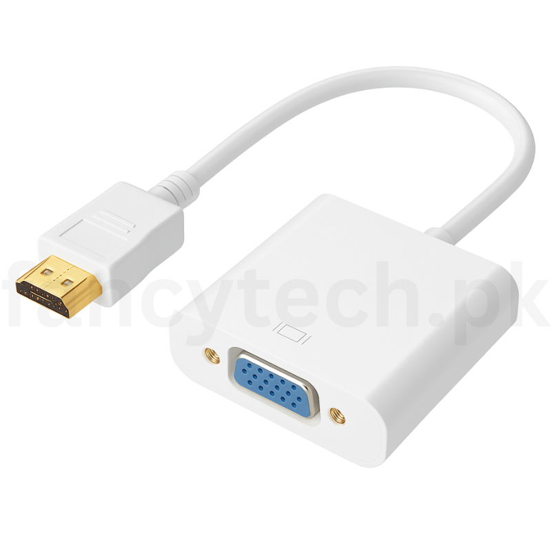 SpeedX HDMI to VGA Converter – 1080p, Uni-Directional, Plug-and-Play for Laptop, Monitor, Projector