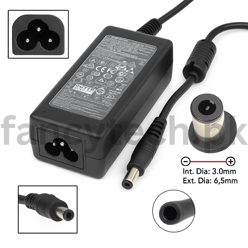 Samsung 65W Laptop Charger with 6.5mm Round Pin – High-Performance Power Adapter