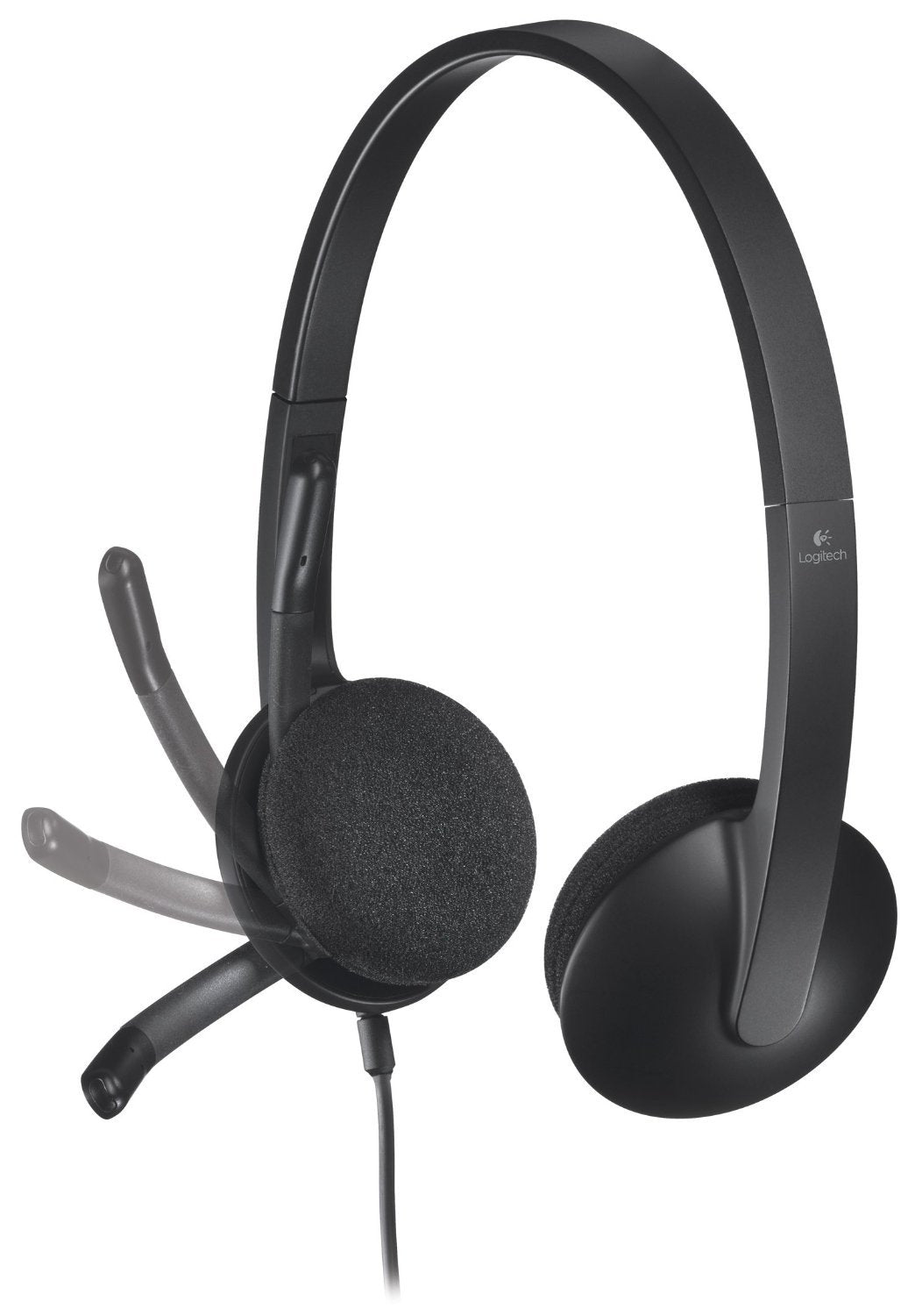 Logitech | H340 – USB Computer Headset USB Wired Headset with Noise-Canceling Microphone – Ideal for Work, Calls & Gaming