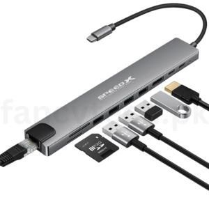 speedx-10-in-1-usb-c-hub-adapter-4k-hdmi-100w-pd-gigabit-ethernet-sd-tf-usb-3-0