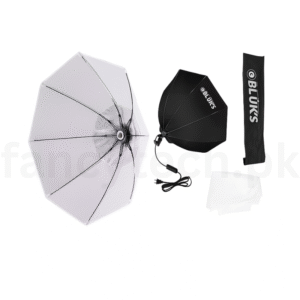 bluks-70cm-led-studio-umbrella-light-with-stand-rechargeable-patio-camping-light